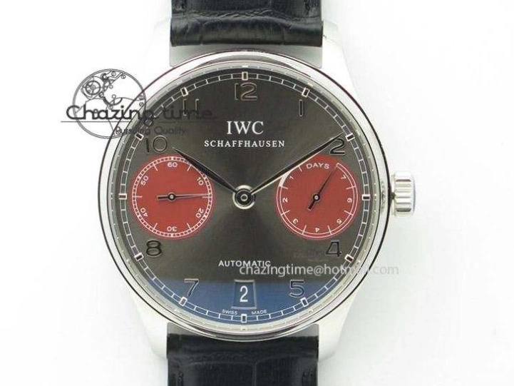 MIROTIME 0507 Portuguese IW3714 Diam ZF V2 1:1 Best Edition White Dial RG Numbers On Brown Leather Strap A79350 (Slim Movement) Fashionable 7246